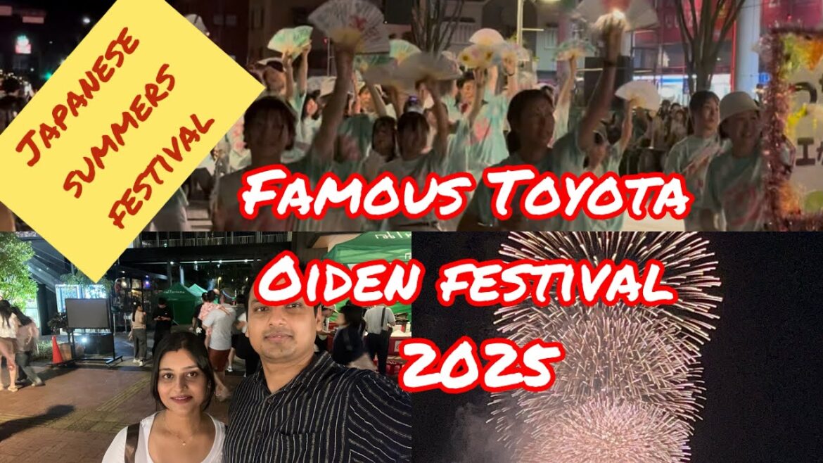 Oiden #festival  2025 | Toyota, #japan s #summer  #dance & #fireworks Celebration #viral #dailyvlog