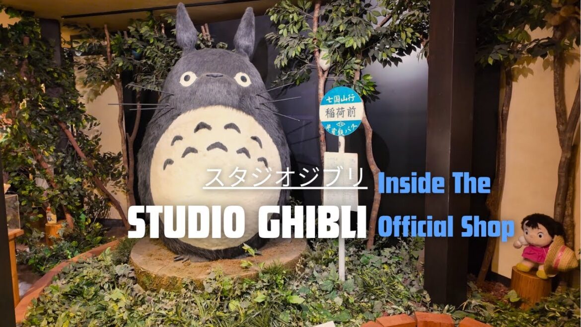Tour Inside Official Studio Ghibli Shop Kyoto • Donguri Kyowakoku