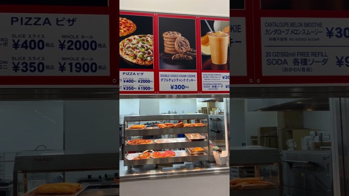 Only in Japan! Costco Food Concession 2 #japan #food #costco #okinawa