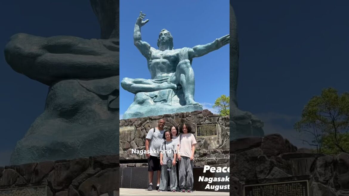 Nagasaki and us #blackinjapan #japaneselife #travel #japan