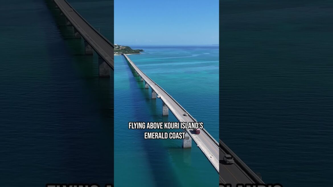 Flying Over Okinawa’s Hidden Gems | Kouri Island & Banta Cliff #shorts #japan #okinawa #drone