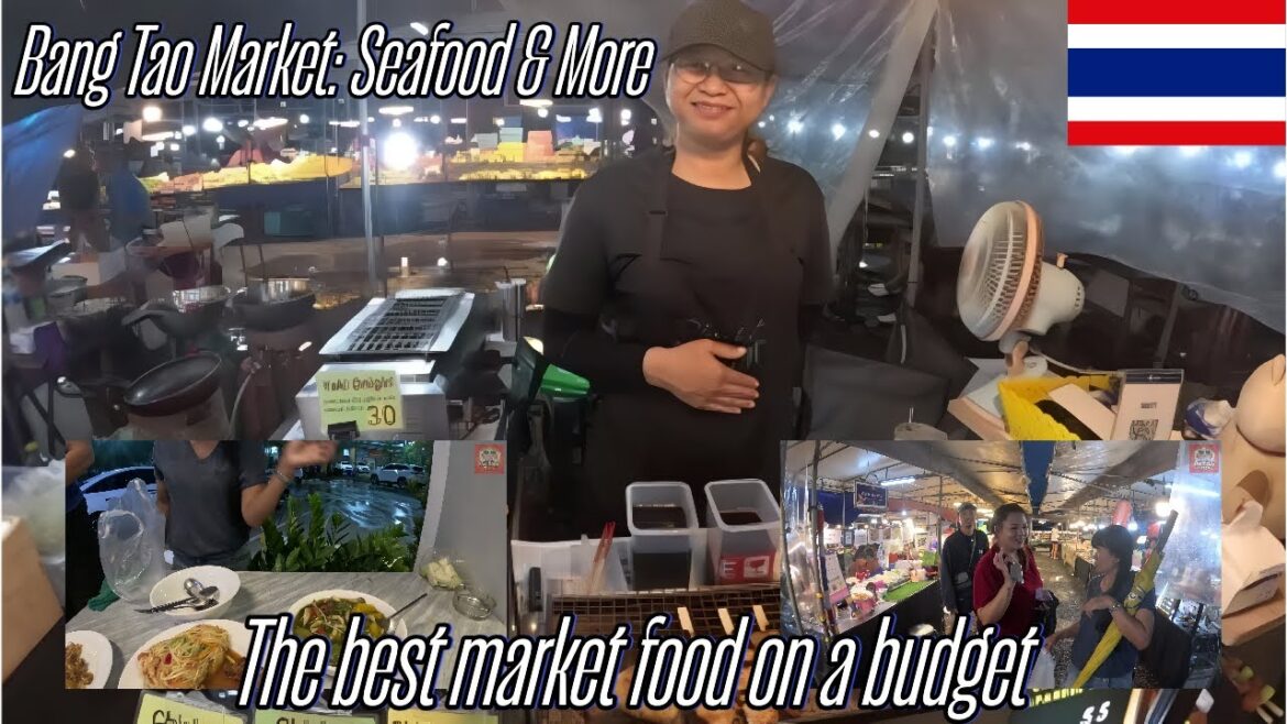 Bang Tao Market Food Adventure in Thailand | Seafood, Street Food & Local Flavors! Bang Tao Market Food Adventure in Thailand | Seafood, Street Food & Local Flavors!