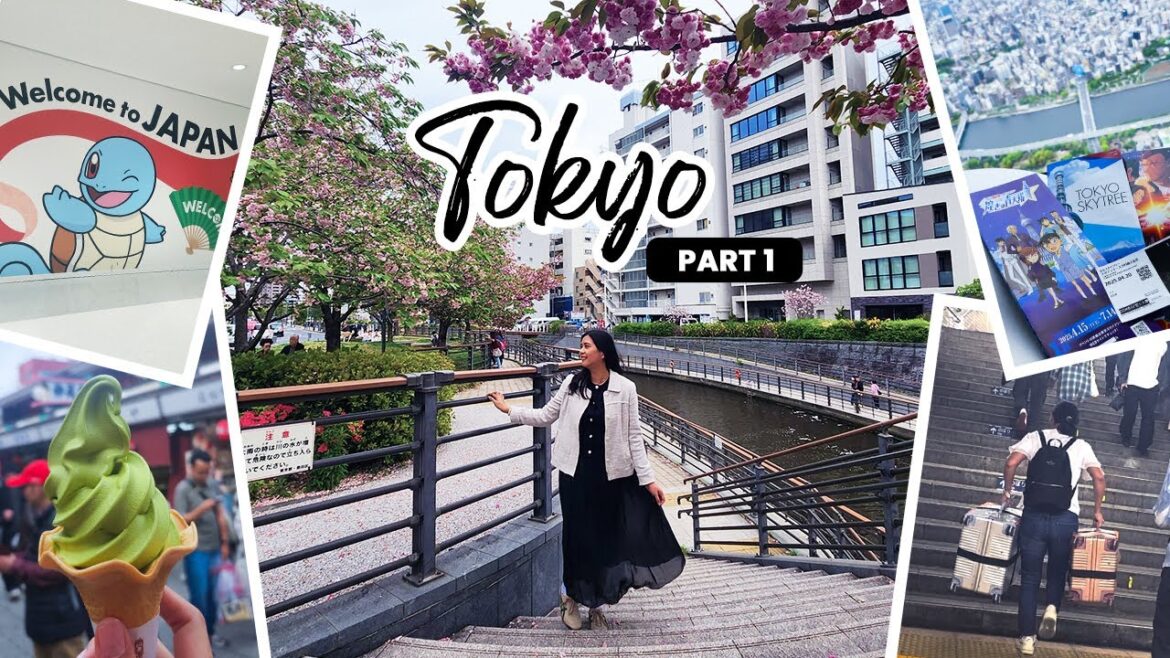 My first Japan trip 🇯🇵🌸 | Airport to Tokyo, Tokyo Skytree and Asakusa! Part 1