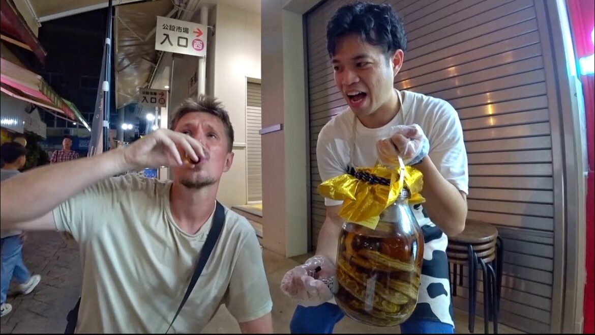 Drinking Snake Booze in Japanese Paradise 🇯🇵