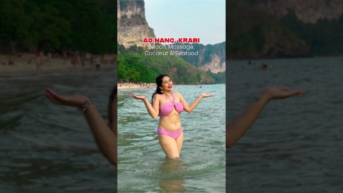 You CAN'T Miss Ao Nang Beach in Krabi! #thailand 😱 Here's Why 🌴✨