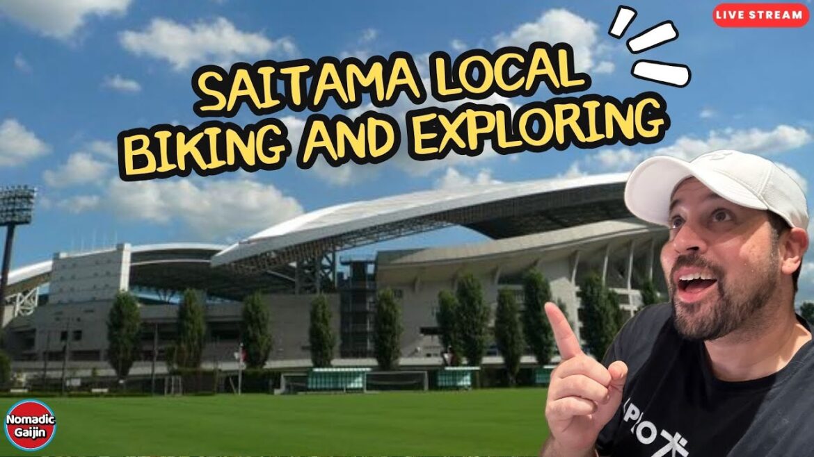 (LIVE) Japan Exploring - Saitama City and Kawaguchi - Biking and Walking