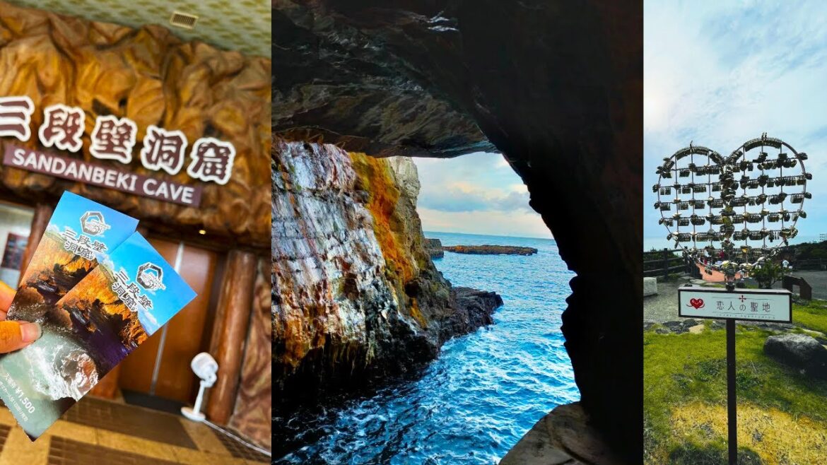 Japan’s MOST DRAMATIC Cliff Cave: Sandanbeki Cave Tour 🏴☠️ Japan's MOST DRAMATIC Cliff Cave: Sandanbeki Cave Tour 🏴☠️