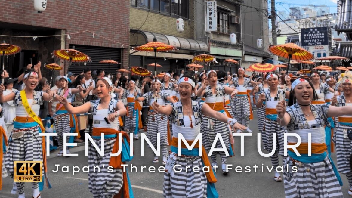 【4K】Experience Japan’s Best Summer Festival! Full Tour of Osaka’s Tenjin Matsuri . 【4K】Experience Japan's Best Summer Festival! Full Tour of Osaka's Tenjin Matsuri .