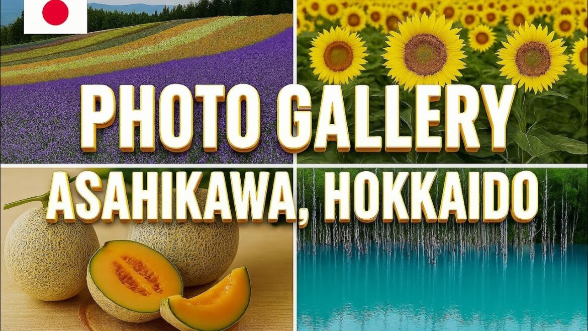 Asahikawa, Hokkaido from the streets, lavender fields and waterfalls to the iconic bluepond Asahikawa, Hokkaido from the streets, lavender fields and waterfalls to the iconic bluepond