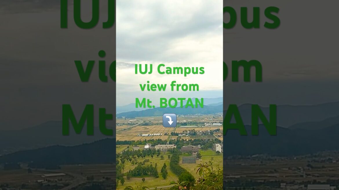 Hiking Mt. Botan Near IUJ Campus #japan #mountains #niigata #travel #shorts