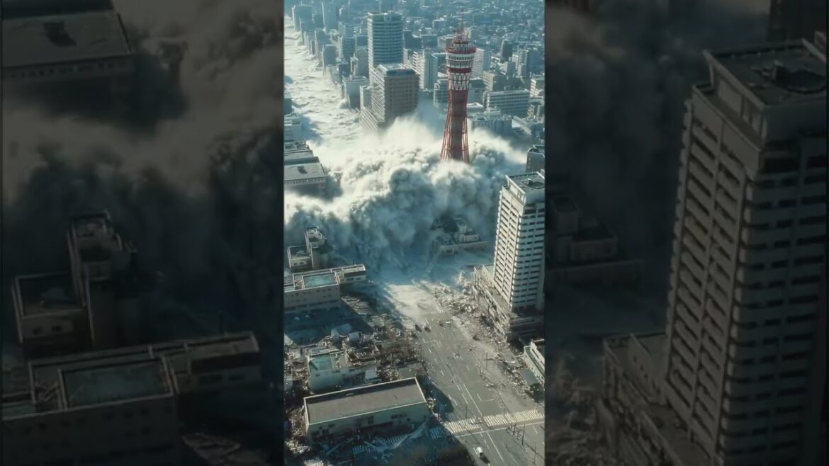 Mega Tsunami Strikes Kobe Japan | AI Disaster