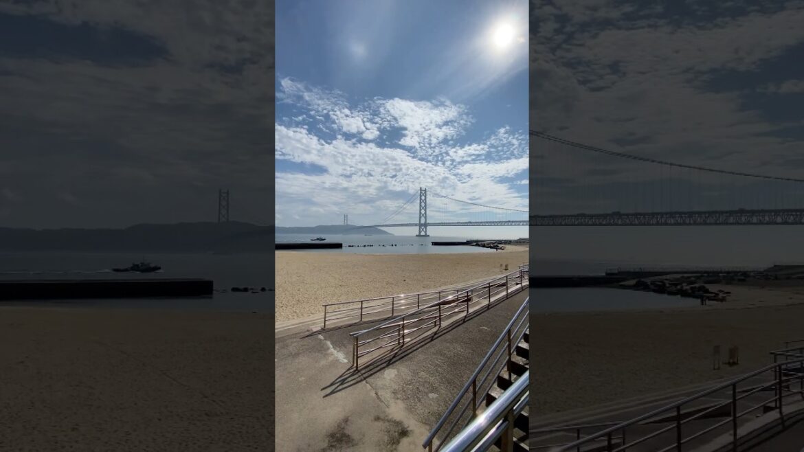 [旅行 Travel] (日本・神戶明石海峡大橋 Akashi Kaikyo Bridge Kobe ,Japan - 02 ) #travel #旅行 #bridge