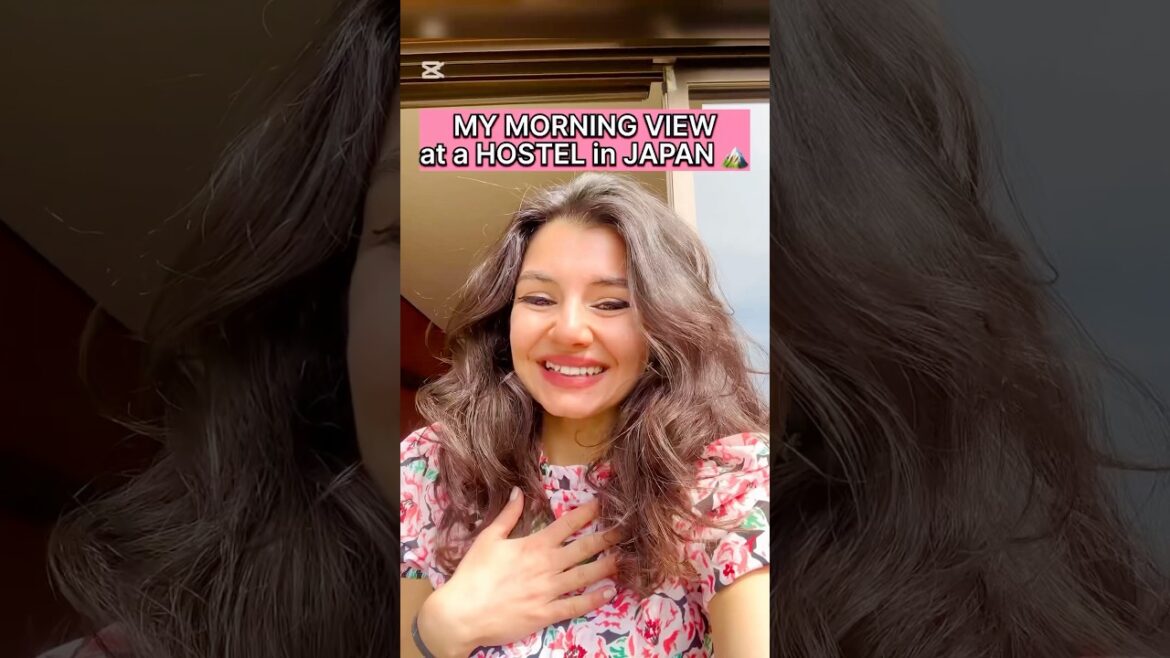 HOSTEL VIEW in JAPAN! 🇯🇵 #japan #travel #shorts #views