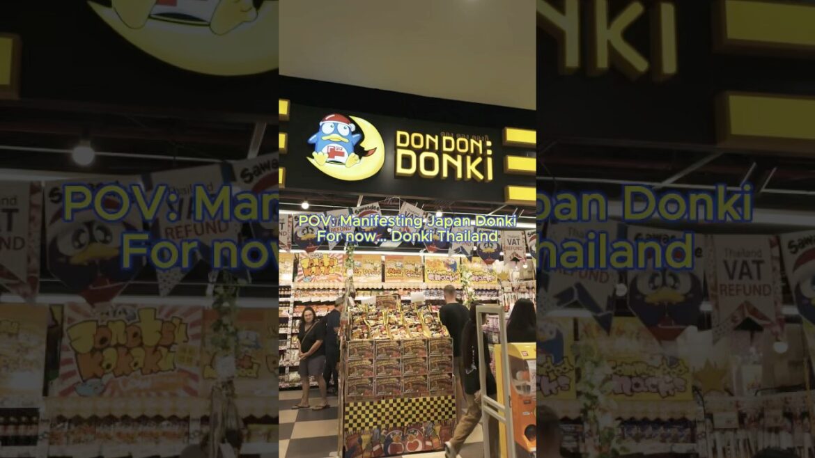 POV: Manifesting my Japan Donki shopping spree #Japan #donquijote #japantravel #thailand #shorts