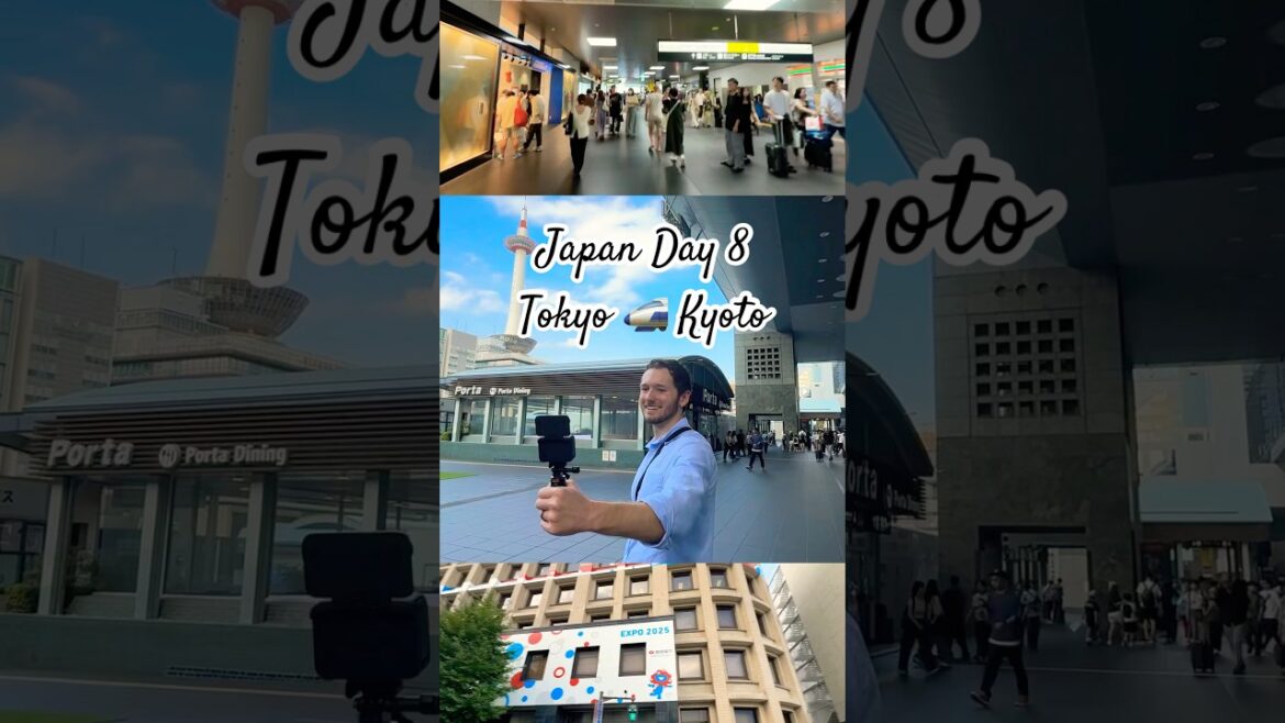 Japan Day 8 | took the bullet train from Tokyo to Kyoto!