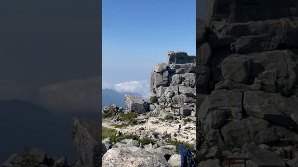 金峰山五丈岩と富士山🗻2025 08 27 #岩岳 #登山