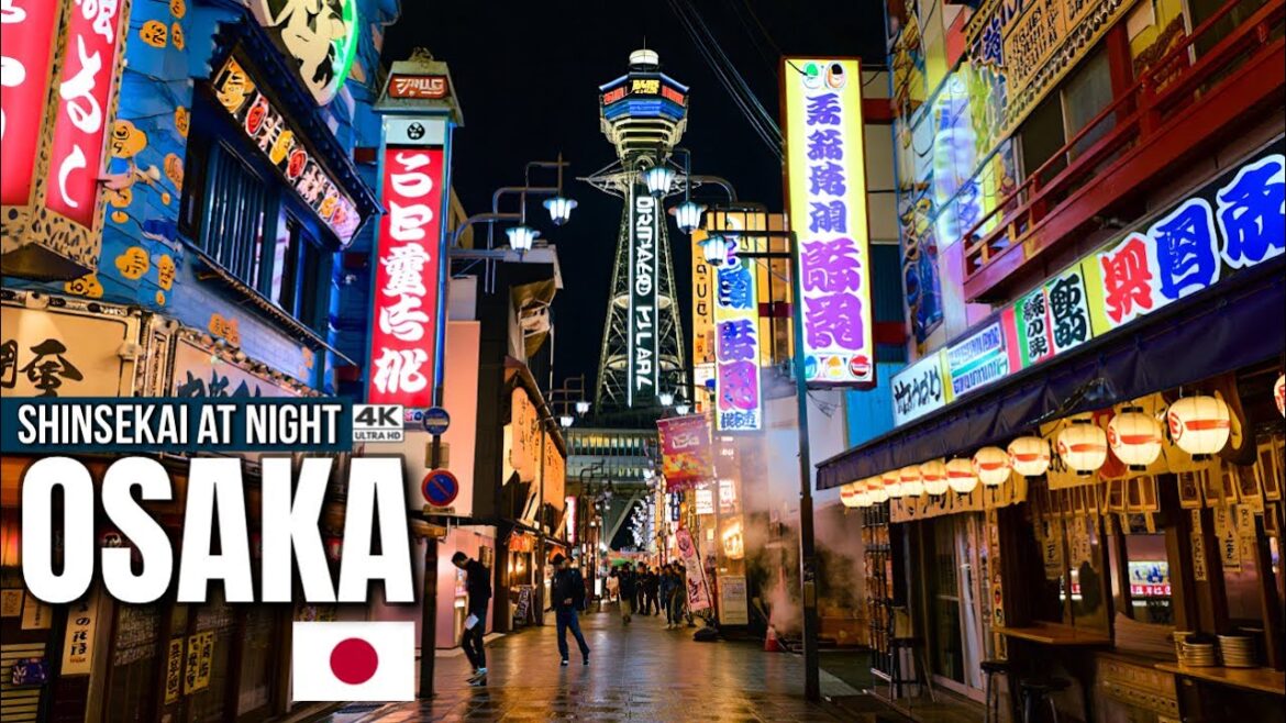 Osaka, Japan 🇯🇵 — Shinsekai Night Walking Tour【4K】| Japan’s Retro Entertainment & Food District Osaka, Japan 🇯🇵 — Shinsekai Night Walking Tour【4K】| Japan's Retro Entertainment & Food District
