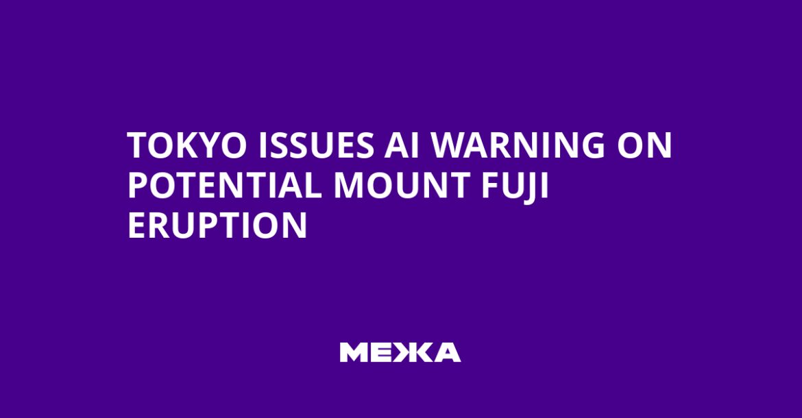 Tokyo Issues AI Warning on Potential Mount Fuji Eruption | Ukraine news Tokyo Issues AI Warning on Potential Mount Fuji Eruption | Ukraine news