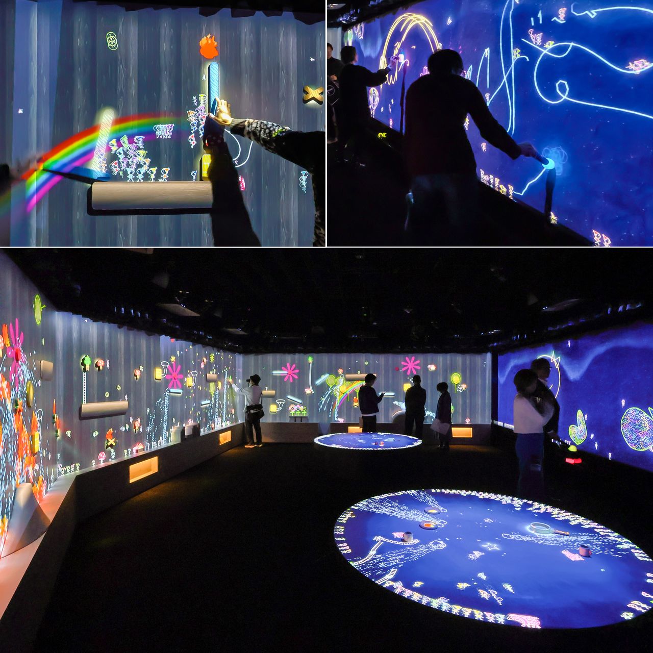 Add stamps or doodles to a variety of miniature worlds “Where Little People Live.” (© Nippon.com)