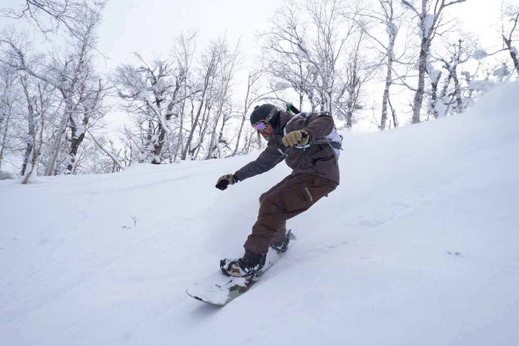 Surprisingly, the Weston splitboards didn’t feel like a compromise on the descent. Image: Aron Tarjani