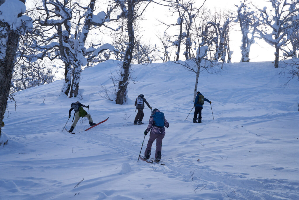Getting to grips with kick turns. Image: Aron Tarjarni