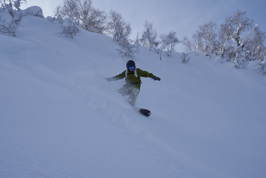 Just a 15-minute walk from the backcountry gate at Kiroro. Image: Aron Tarjani