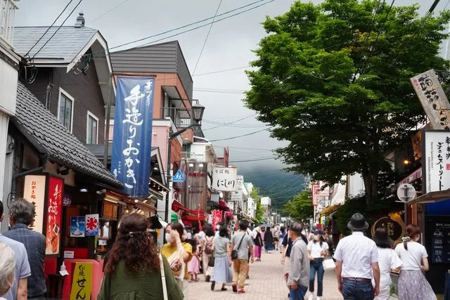 Cassandra Lord/iStockphoto/Getty Images A shopping street in Karuizawa.