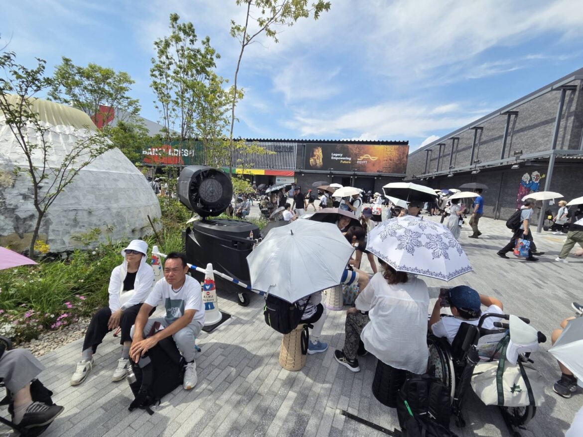 Osaka Expo highlights the challenge of holding events in Japan's scorching summer
