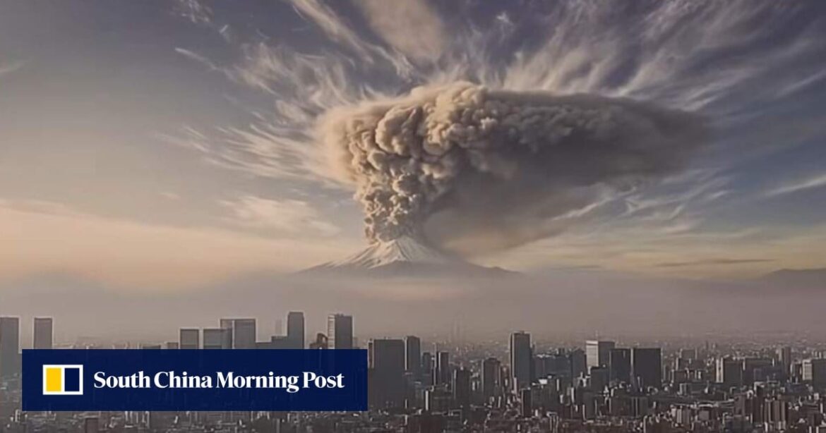 Japan warns public of catastrophic Mount Fuji eruption with ‘alarmist’ simulation Japan warns public of catastrophic Mount Fuji eruption with ‘alarmist’ simulation