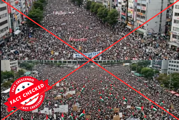 A large crowd of people in a city

Description automatically generated