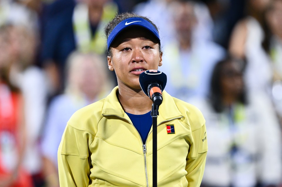 Naomi Osaka was criticised for her runners-up speech