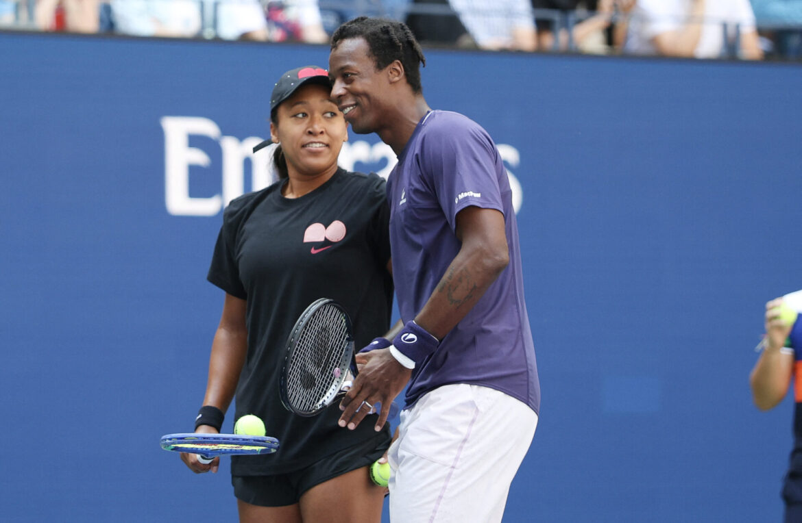 Naomi Osaka sends Instagram message to Gael Monfils after they play doubles together at the US Open