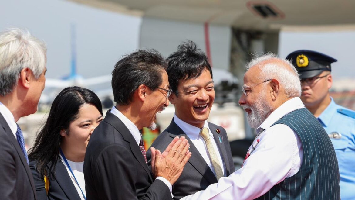 PM Modi arrives in Japan on two-day visit