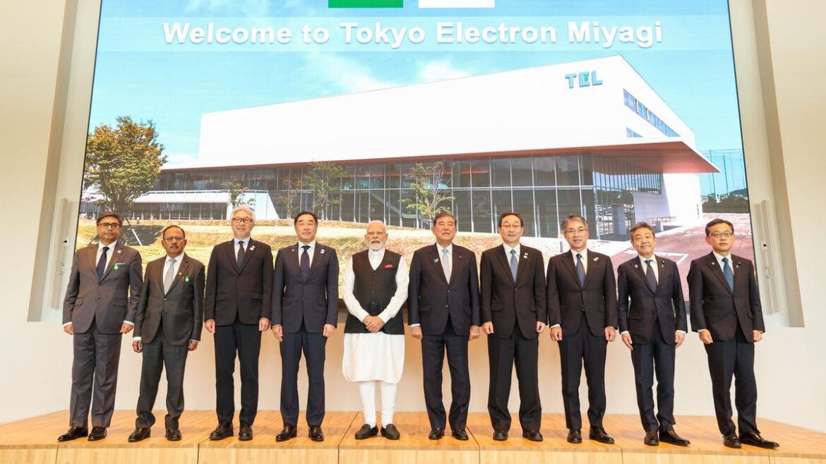 PM Modi visits semiconductor facility in Japan's Sendai
