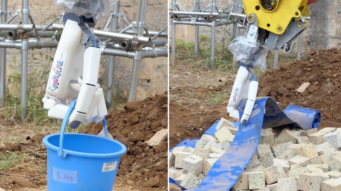 Japan trials giant robot hand to scoop buried items at quake sites US scientists decode diamond fusion fuel capsules’ flaws to maximize energy output