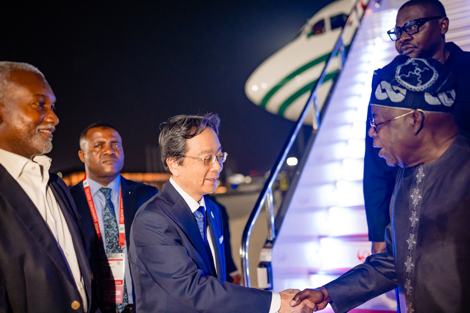 Tinubu arrives in Japan