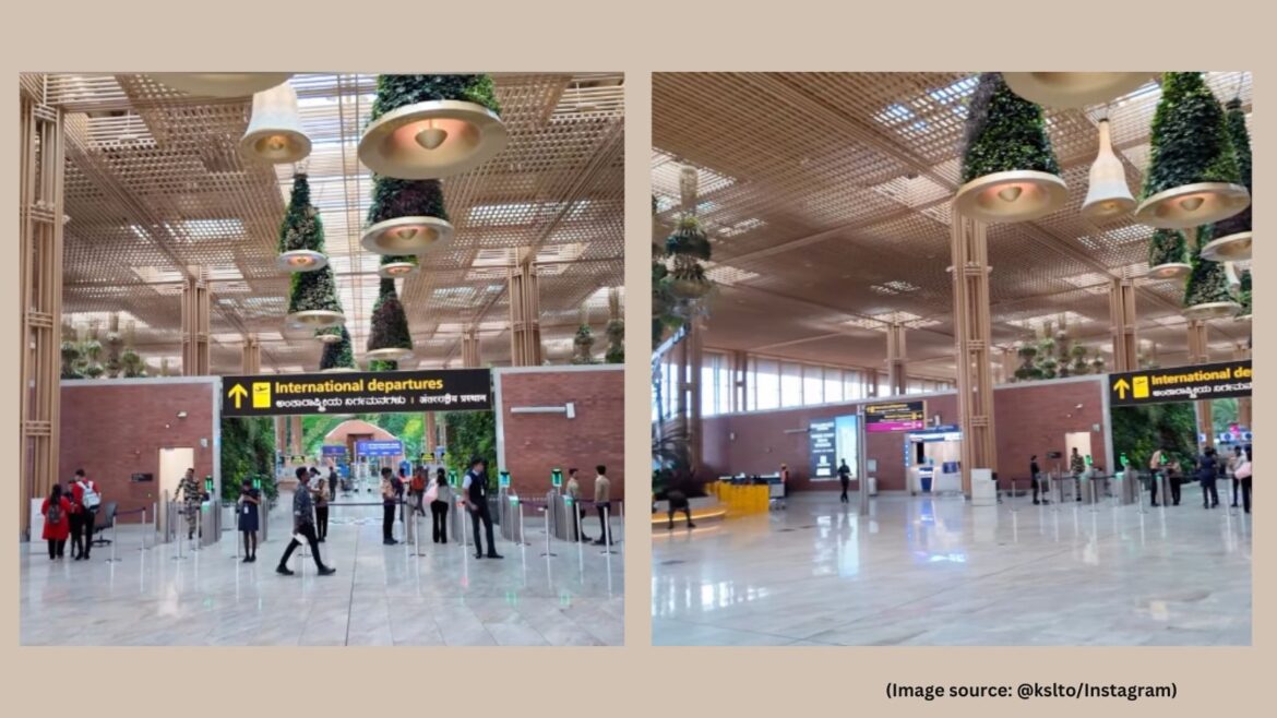 The Japanese vlogger compares Bengaluru Airport to other globally acclaimed airports (Image source: @kslto/Instagram)