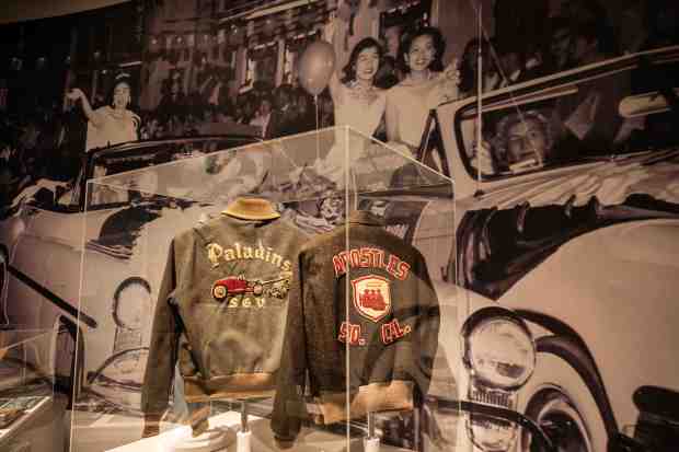 Car club jackets and an image from the Nisei Week...