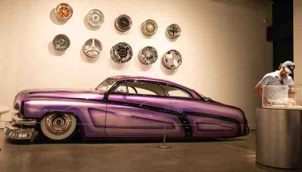 With Brian Omatsu’s 1951 Mercury Coupe, the “Purple Reign” behind...