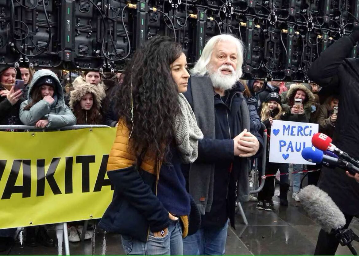 Anti-whaling Paul Watson in Paris