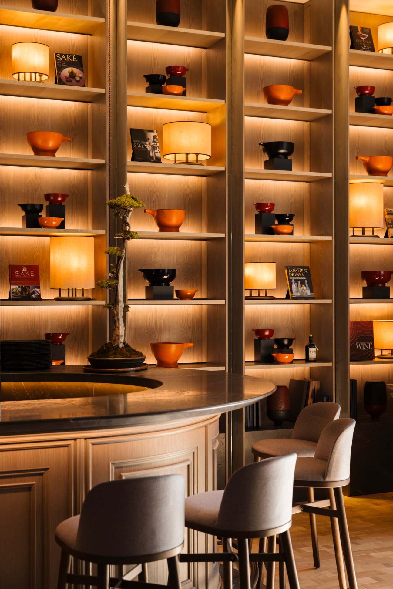 bar area