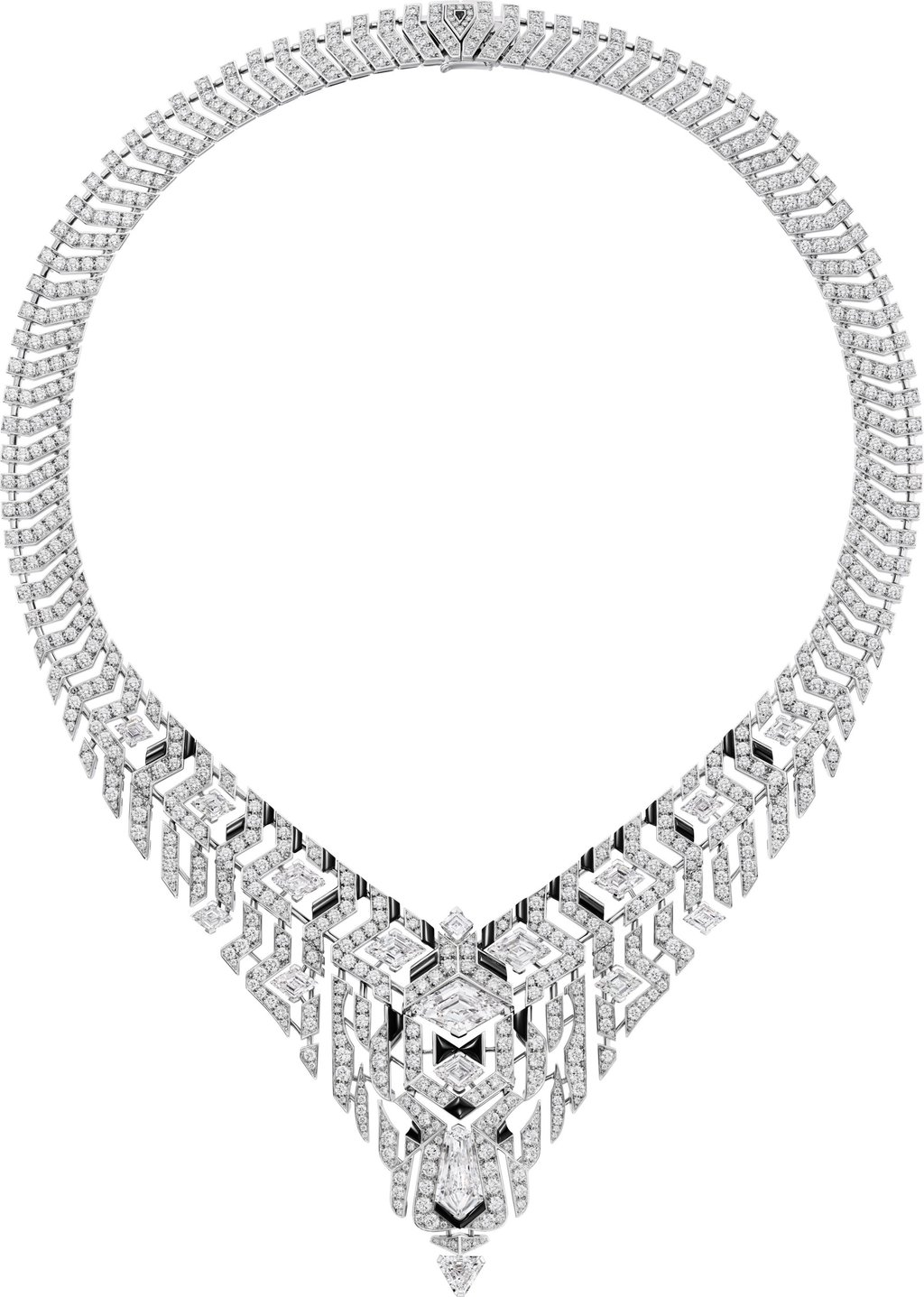 Cartier En Équilibre Tsagaan high jewellery necklace. Photo: Handout