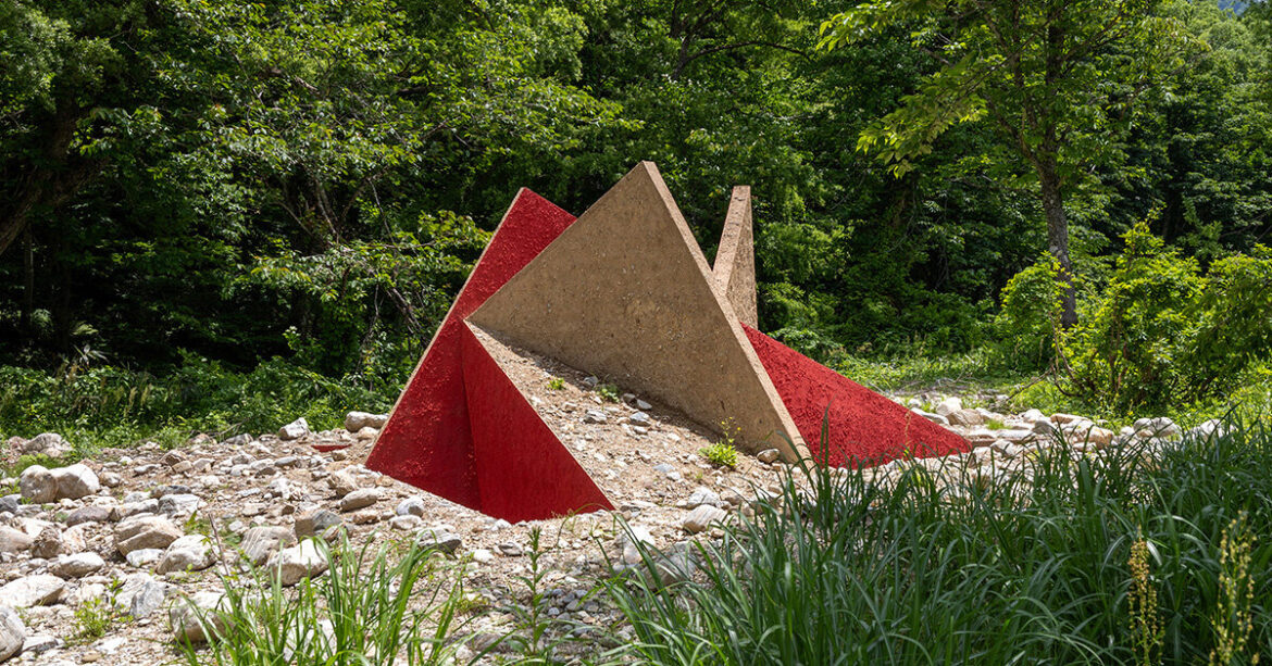 geometric triskele forms hajime yoshida’s shrine in japan geometric triskele forms hajime yoshida's shrine in japan