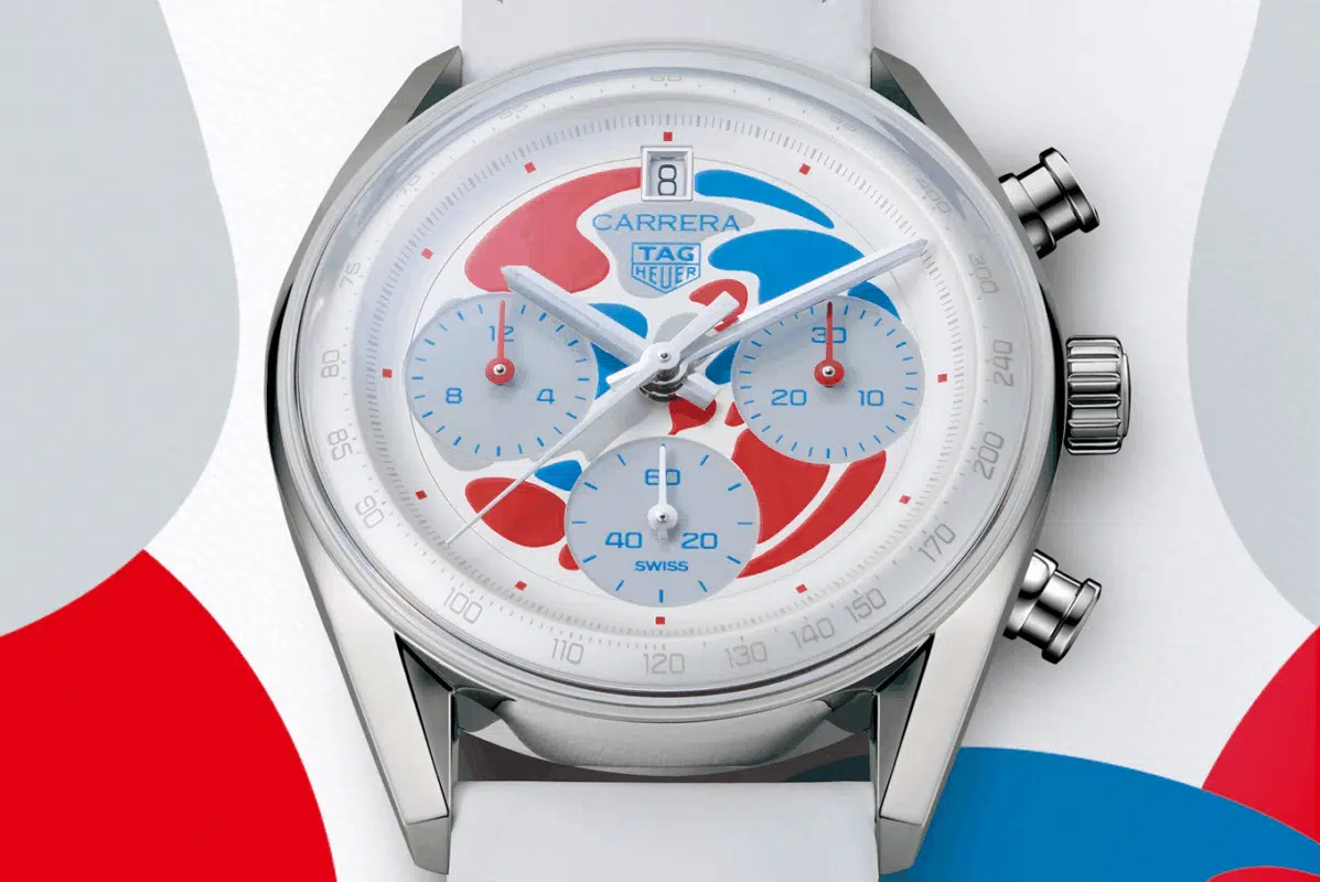 Dial of the TAG Heuer Carrera Chronograph Expo2025 Osaka Limited Edition