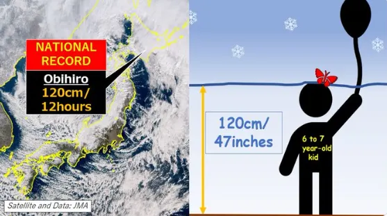 Baron - japan snowfall
