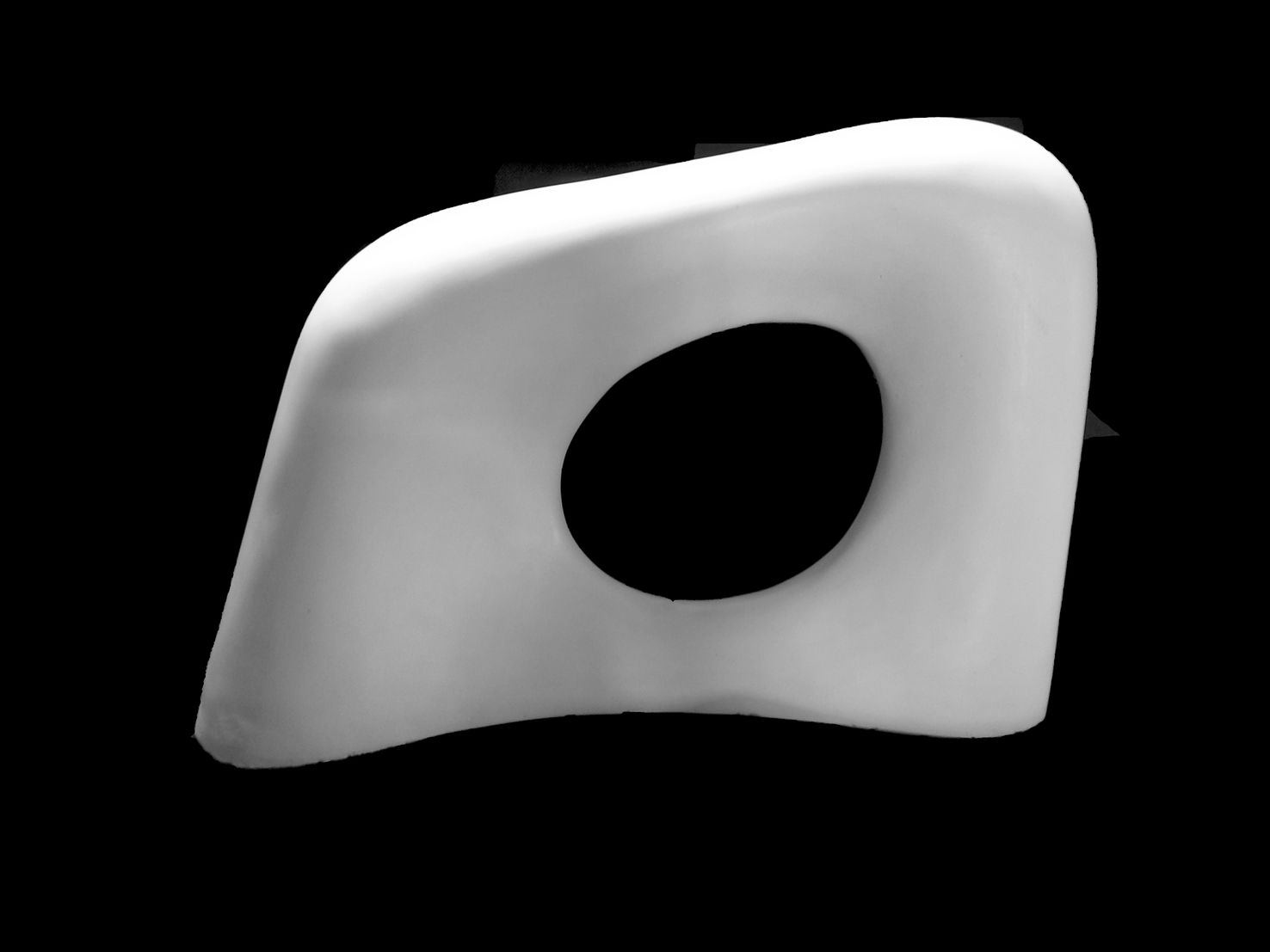 Kan Yasuda, Myomu, sketch (plaster, 37.5 x 54 x 16 cm; Pietrasanta, Museo dei Bozzetti)