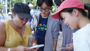 people conducting an interview