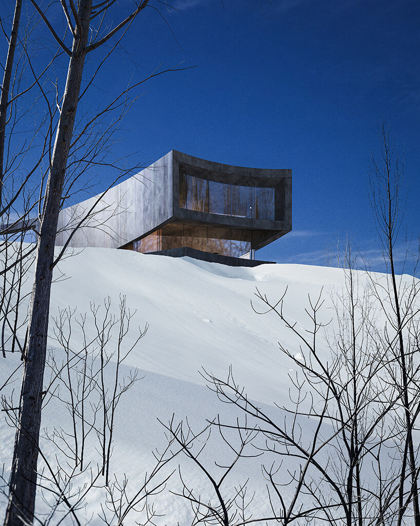 NOT A HOTEL starts sales for mountaintop villa by snøhetta at japanese ski resort