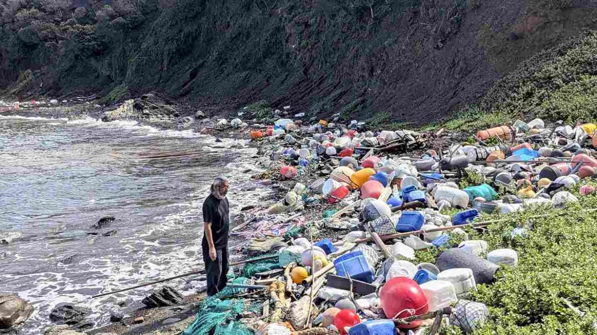 Plastic waste from Asia inundates Sea of Japan coastline