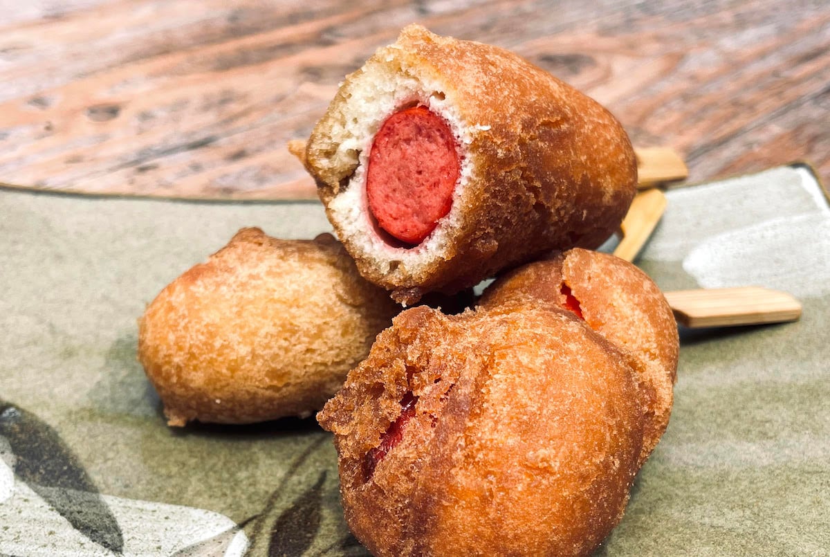 fried okinawan andadog or corn dog